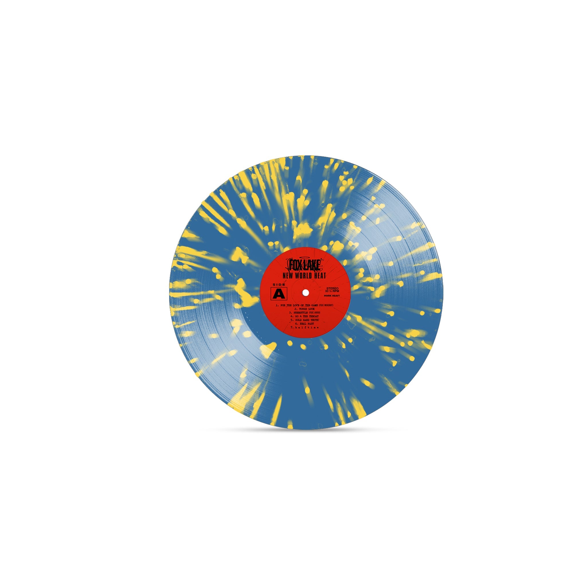 Fox Lake - New World Heat "Adrenaline Splatter" Variant Vinyl Record