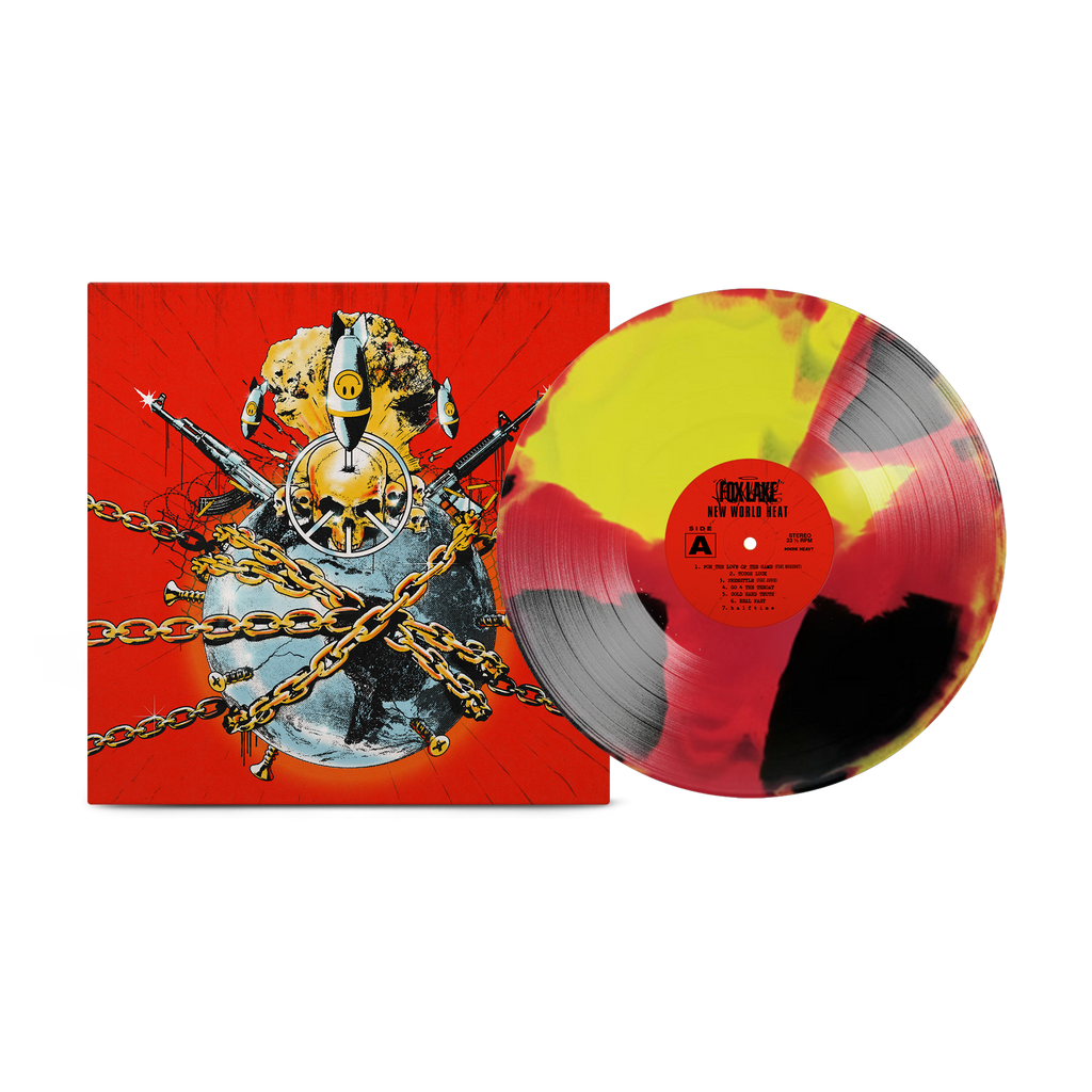 Fox Lake - New World Heat Canary Yellow Magenta and Black Vinyl Record