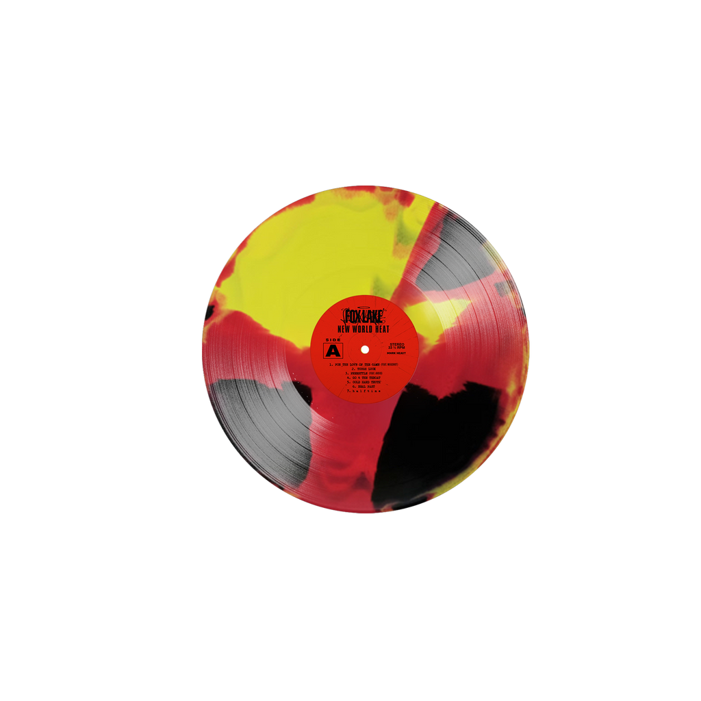 Fox Lake - New World Heat Canary Yellow Magenta and Black Vinyl Record