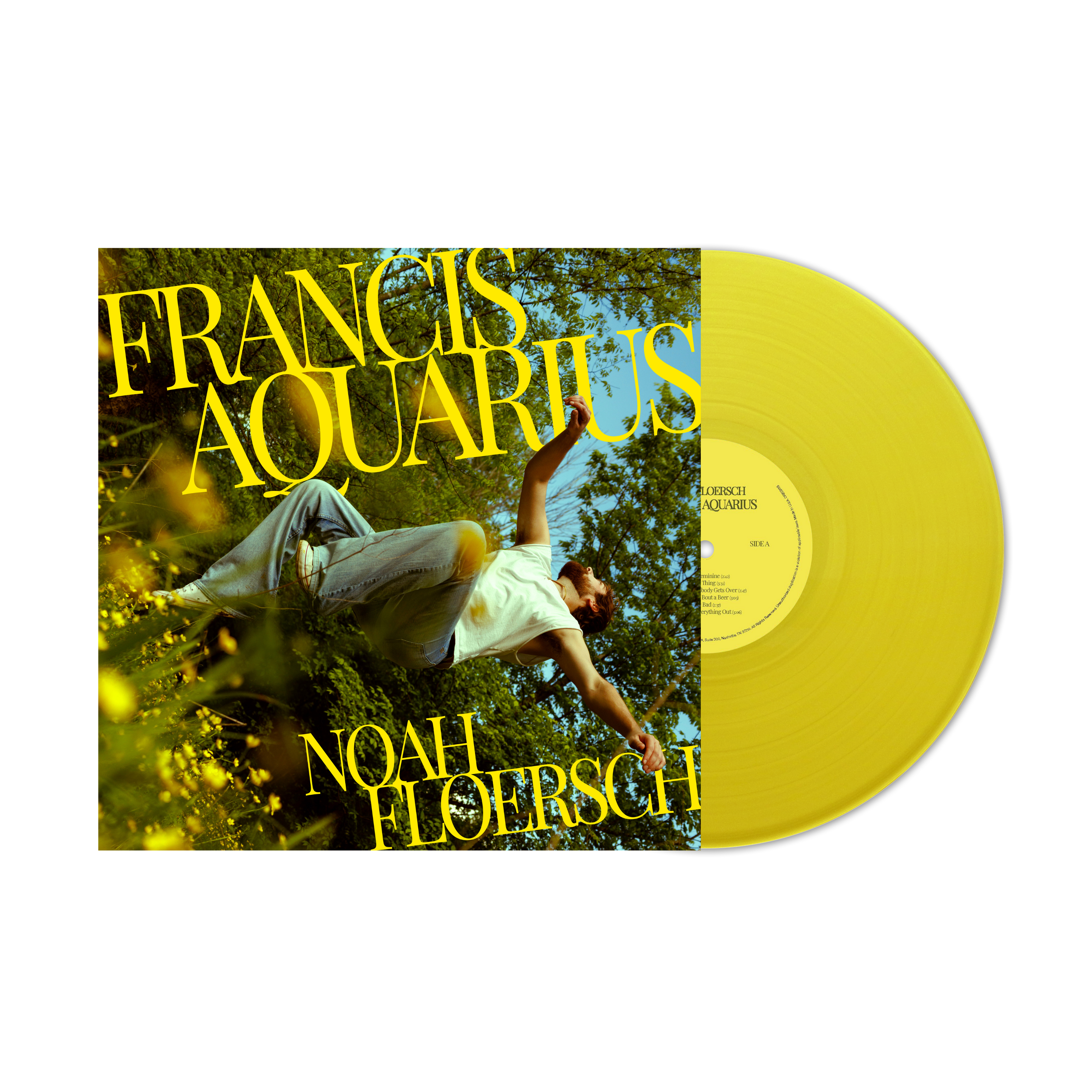 Francis Aquarius - "Aquarius Yellow" Vinyl Record