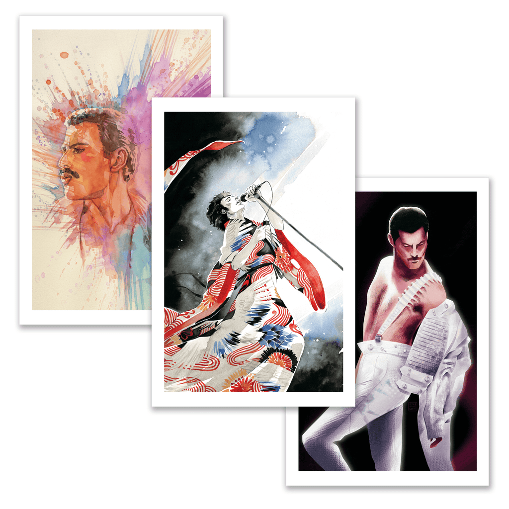 Freddie Mercury - Shadows Illuminated Deluxe Edition -  Hardcover Graphic Novel Book