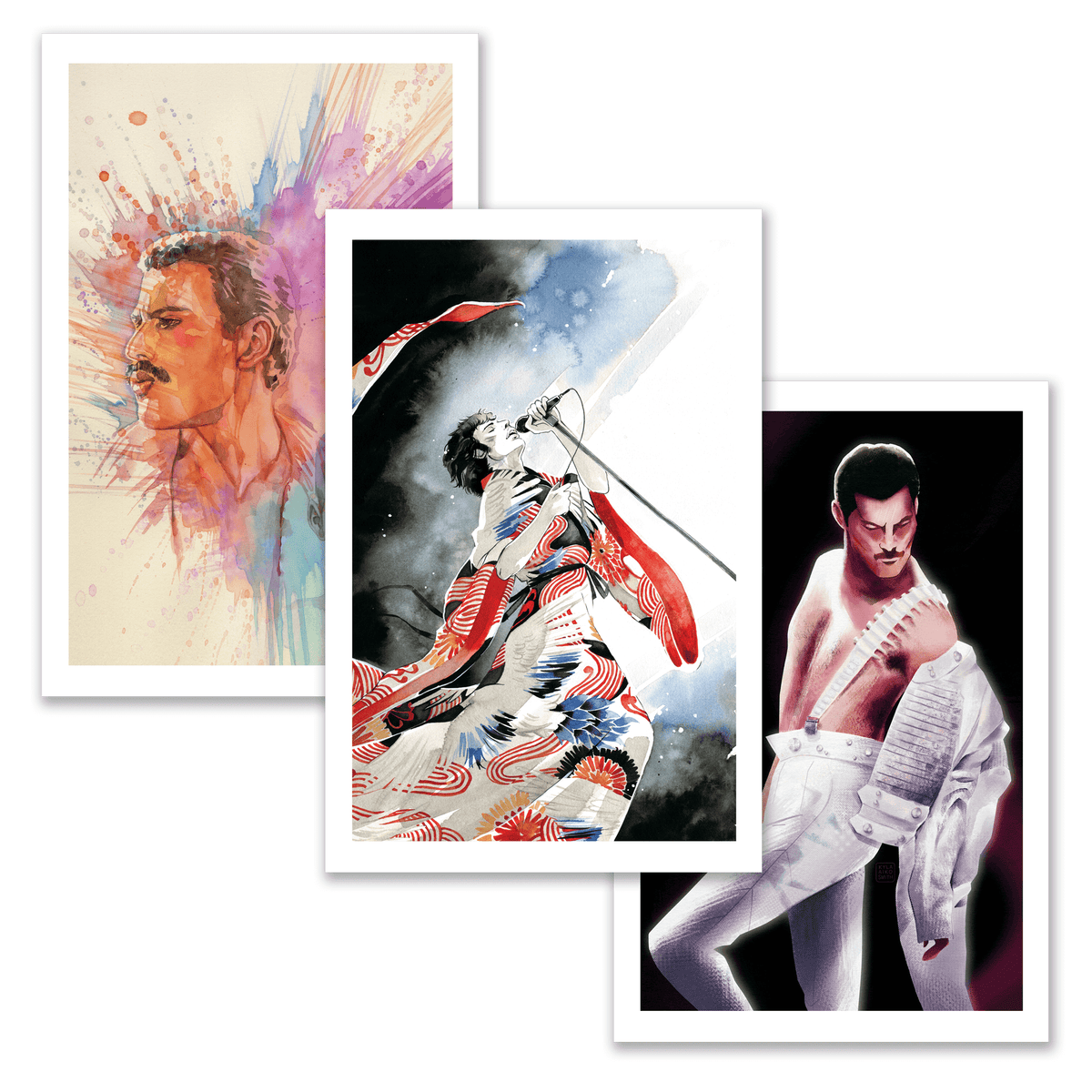 Freddie Mercury - Shadows Illuminated Deluxe Edition -  Hardcover Graphic Novel Book