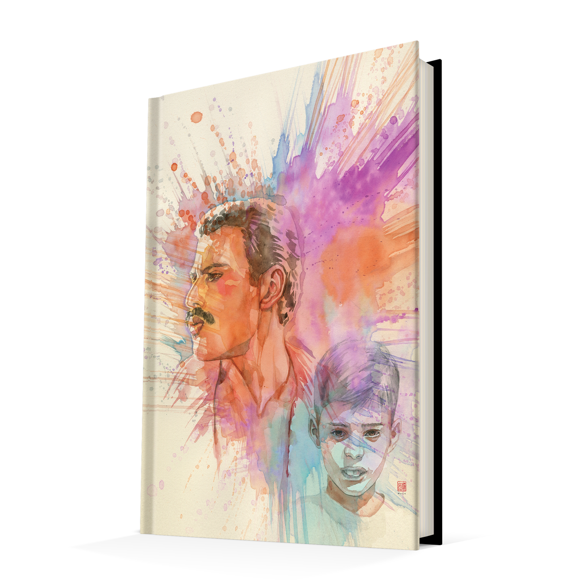 Freddie Mercury - Shadows Illuminated Deluxe Edition -  Hardcover Graphic Novel Book