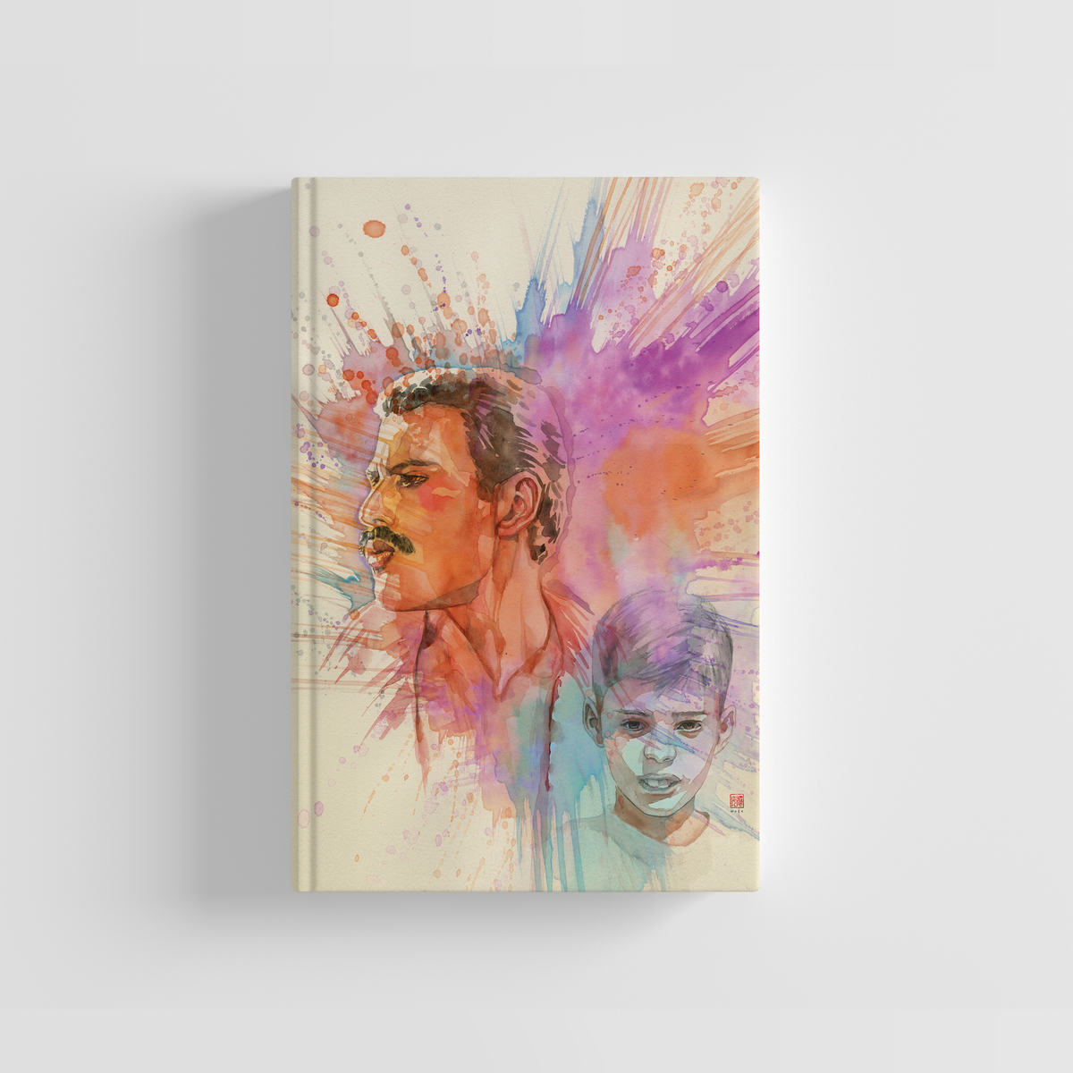 Freddie Mercury - Shadows Illuminated Deluxe Edition -  Hardcover Graphic Novel Book
