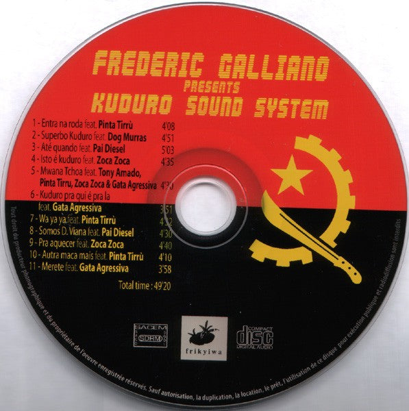 Frederic Galliano – Kuduro Sound System Music CD