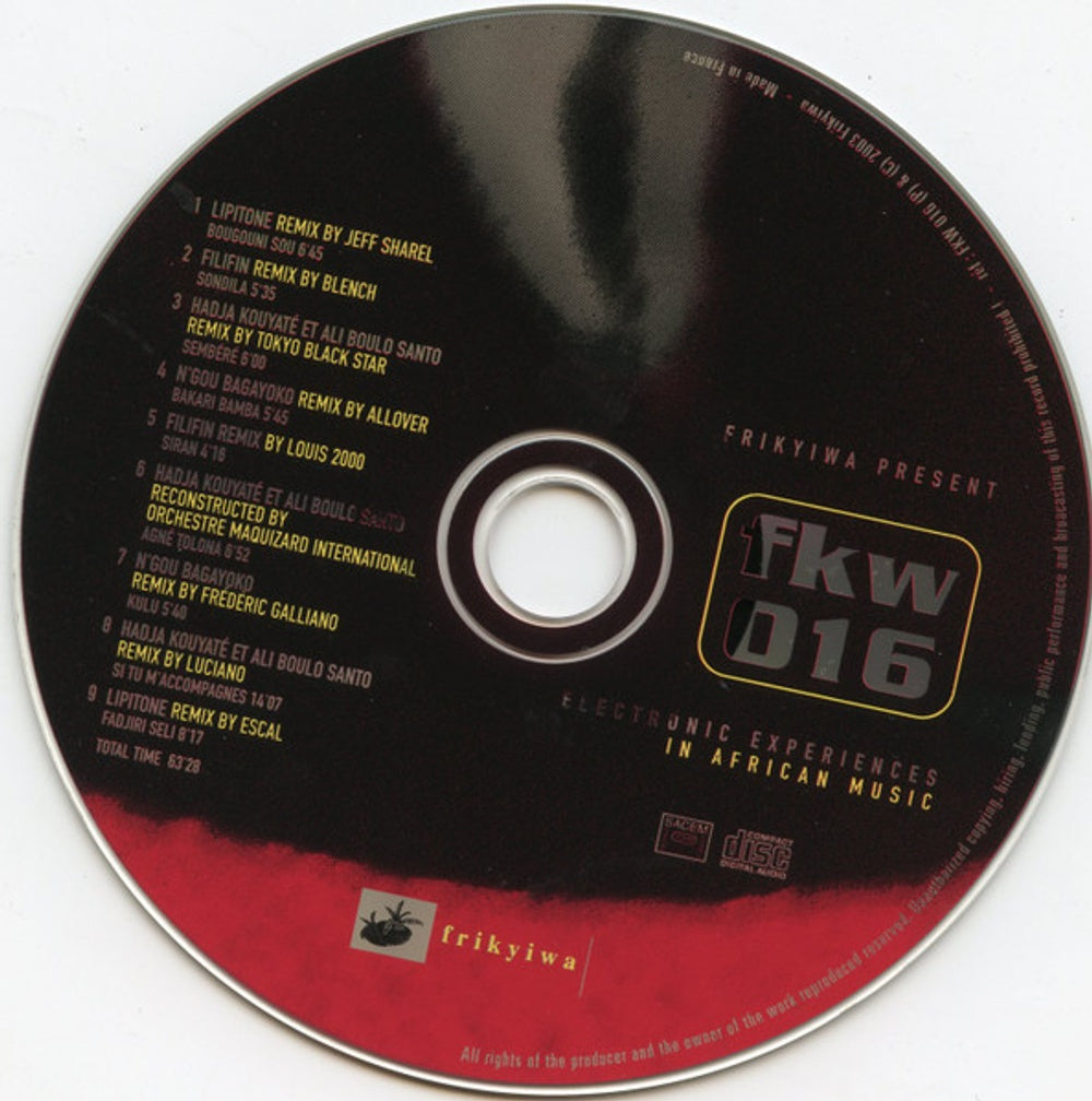 Frikyiwa – Electronic Experiences In African Music Music CD