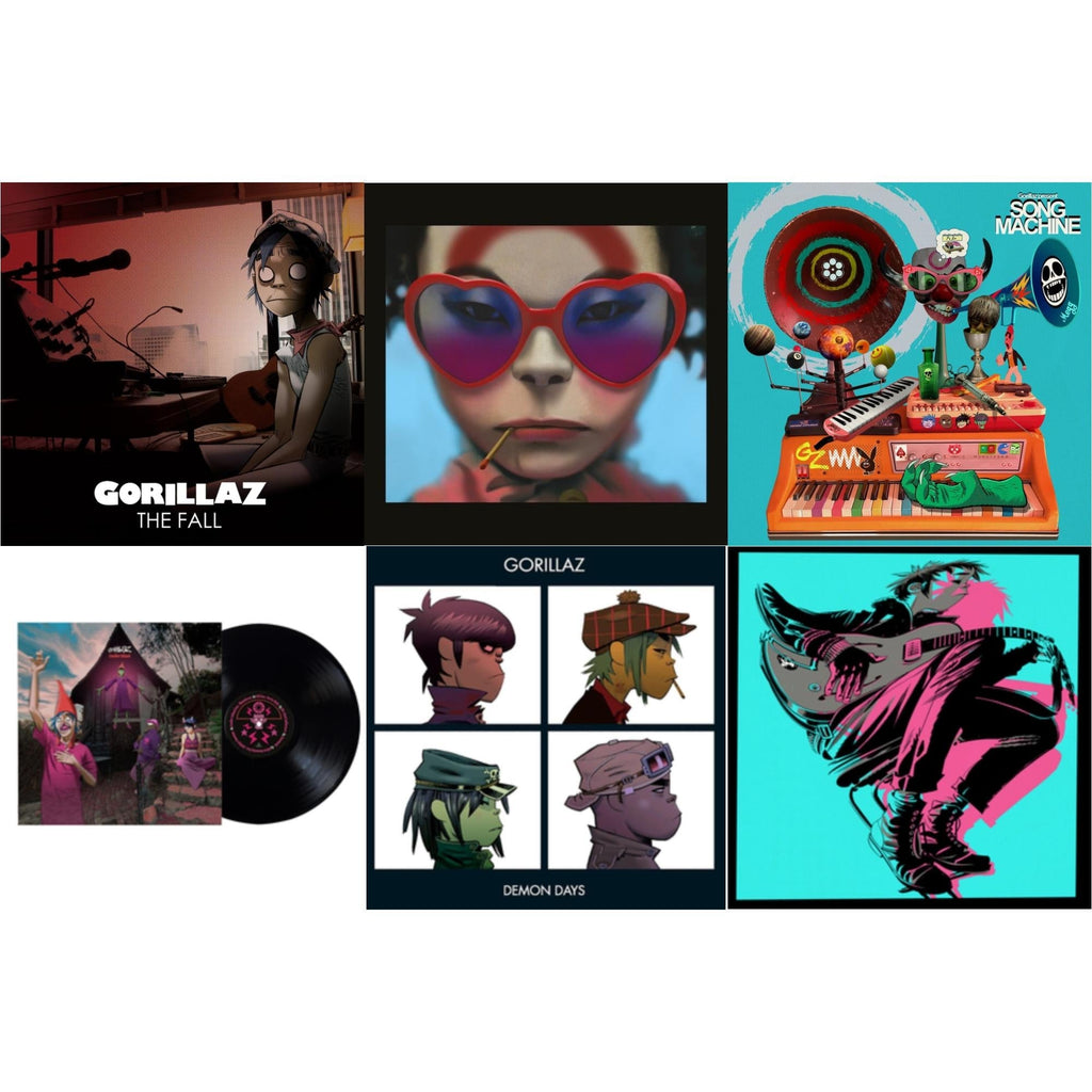 Song Machine: Season One & Fall & Now Now (180G/Dl Code) & Humanz (X) (2LP/180G Vinyl) & Cracker Island & Demon Days (2LP)