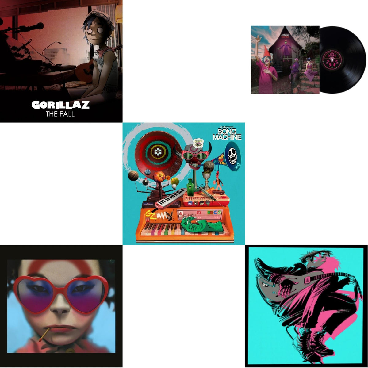 Song Machine: Season One & Fall & Now Now (180G/Dl Code) & Humanz (X) (2LP/180G Vinyl) & Cracker Island