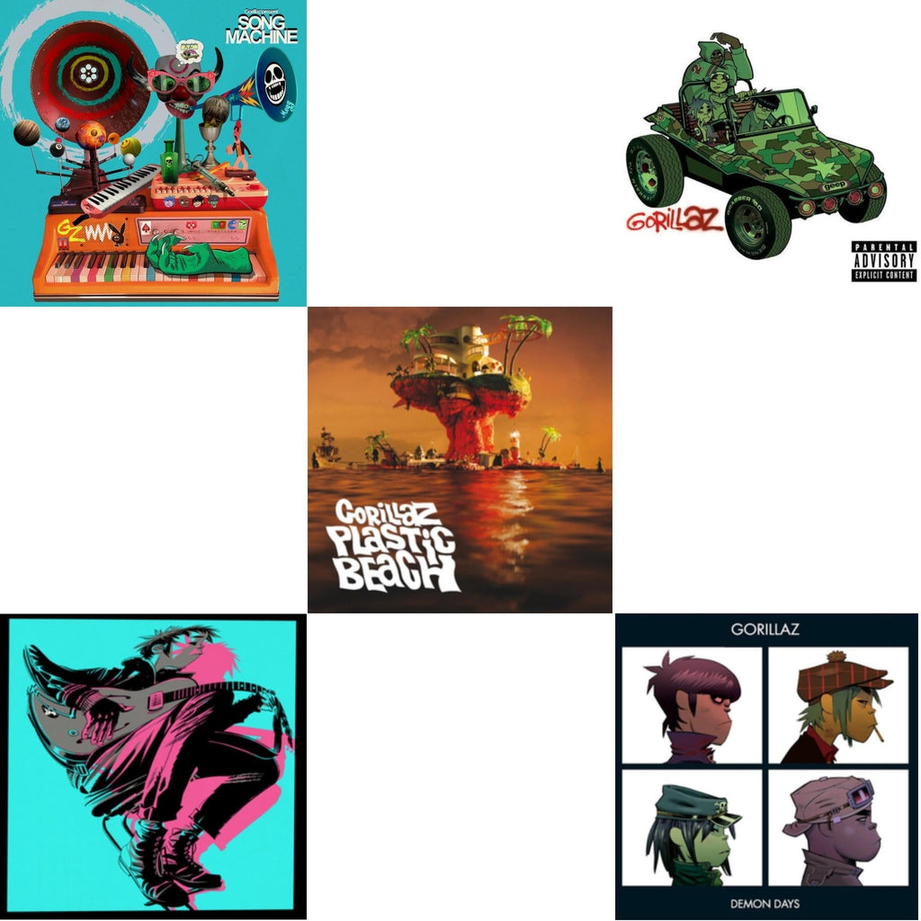 Song Machine: Season One & Now Now (180G/Dl Code) & Plastic Beach & Gorillaz & Demon Days (2LP)