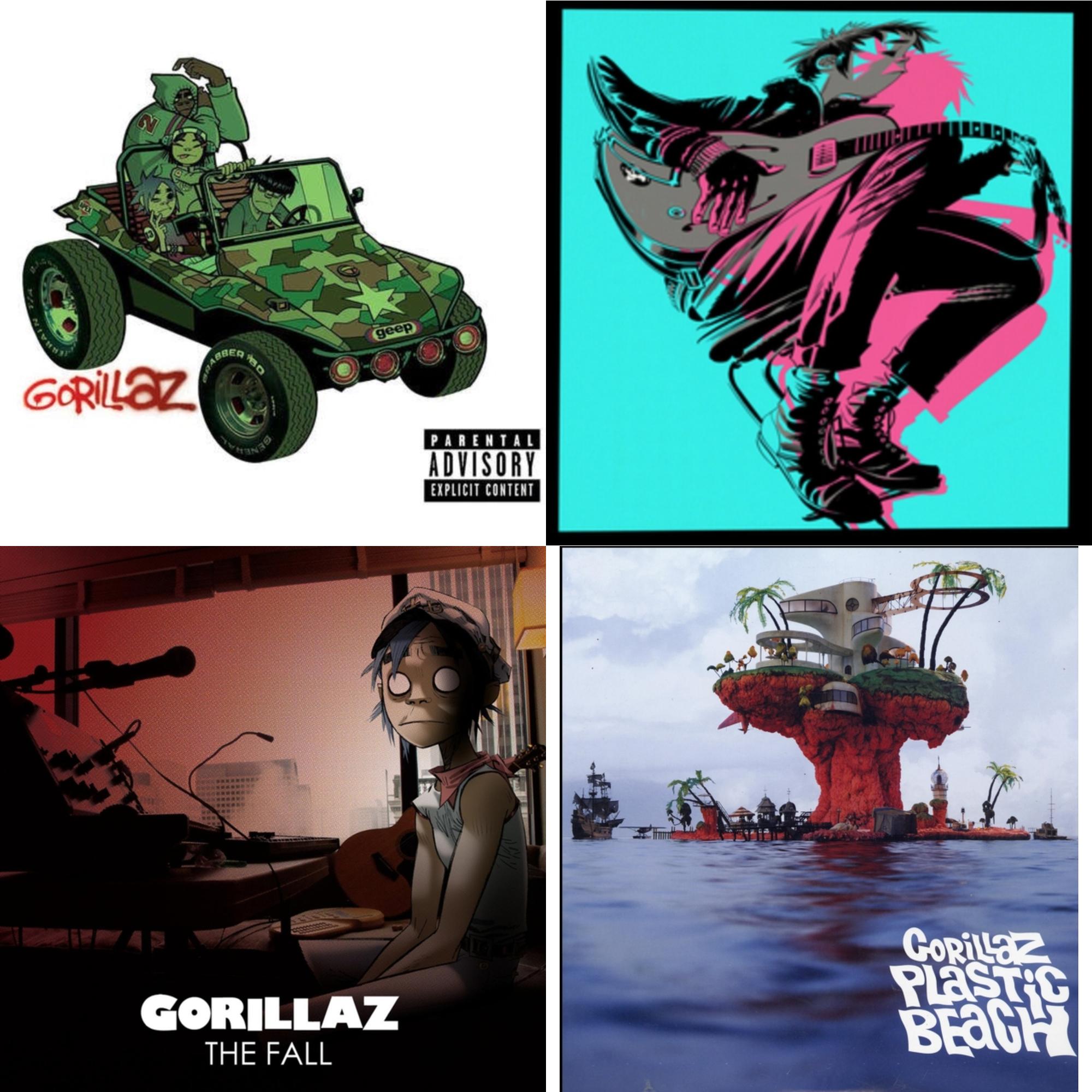 Fall & Now Now (180G/Dl Code) & Plastic Beach (2LP) & Gorillaz