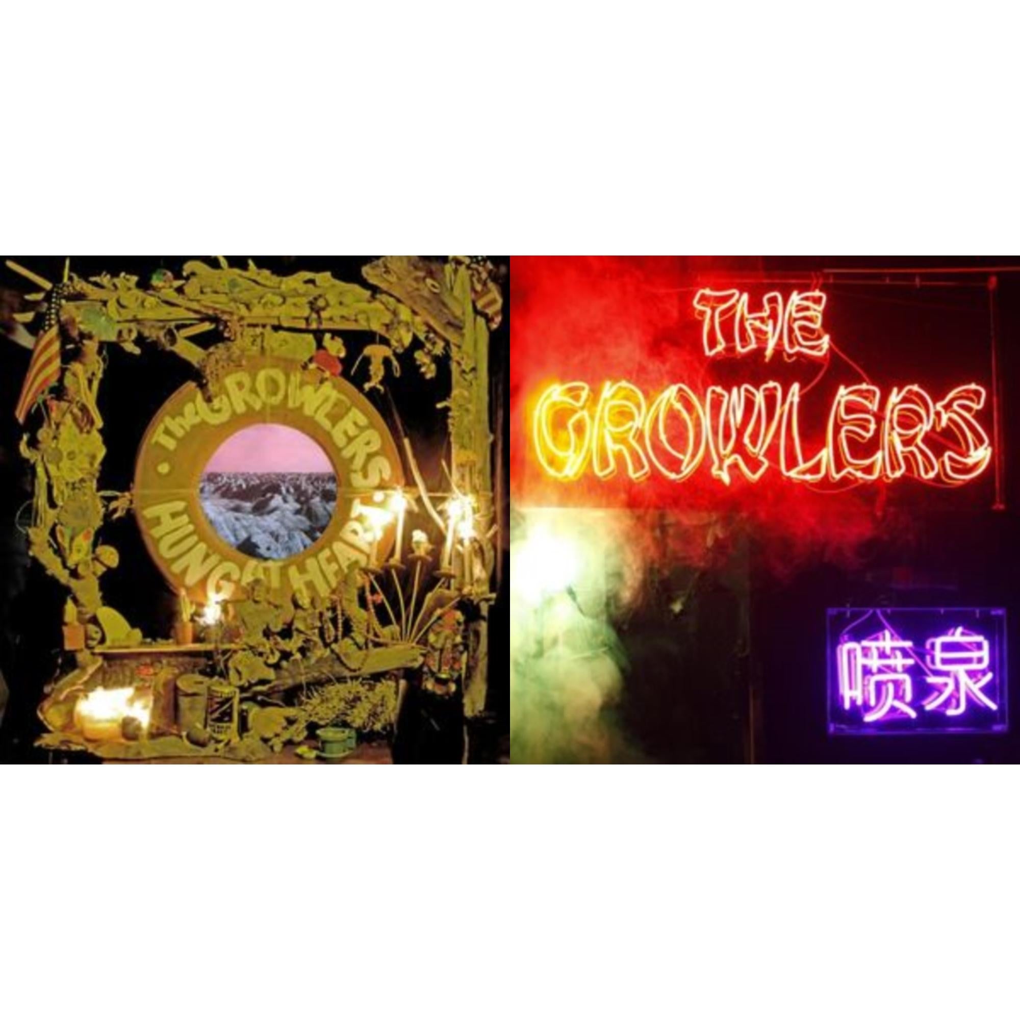Growlers - Hung At Heart (Deluxe/Mint & White LP Vinyl) & Chinese Fountain (Deluxe Edition/Transparent Magenta LP Vinyl)