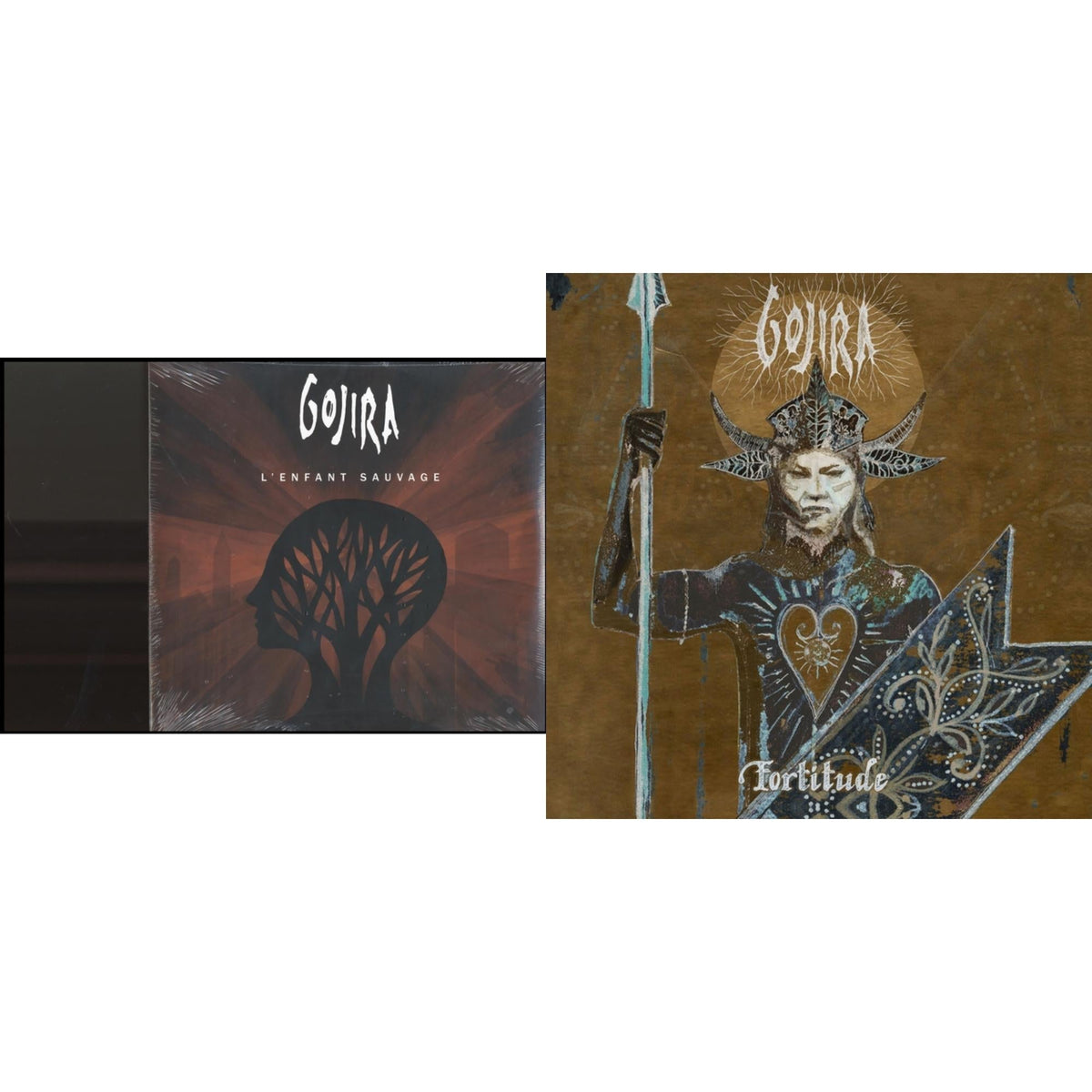 Gojira - L'enfant Sauvage (2LP/Orange Vinyl) & Fortitude