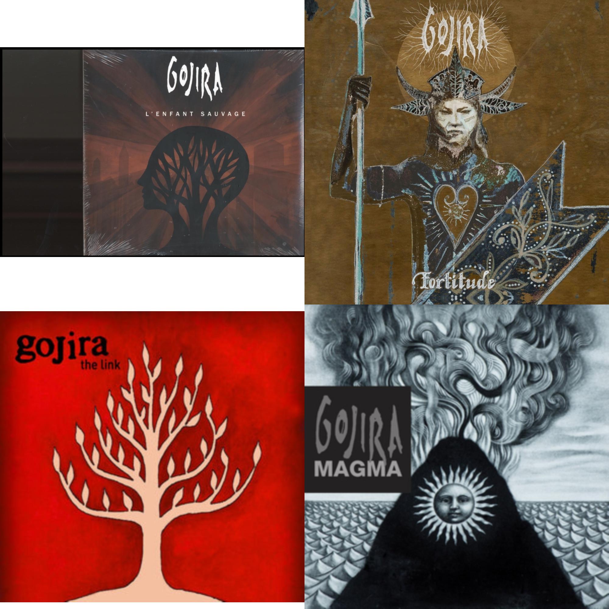 Gojira - L'enfant Sauvage (2LP/Orange Vinyl) & Fortitude & Link (Picture Disc) & Magma (Dl Card)