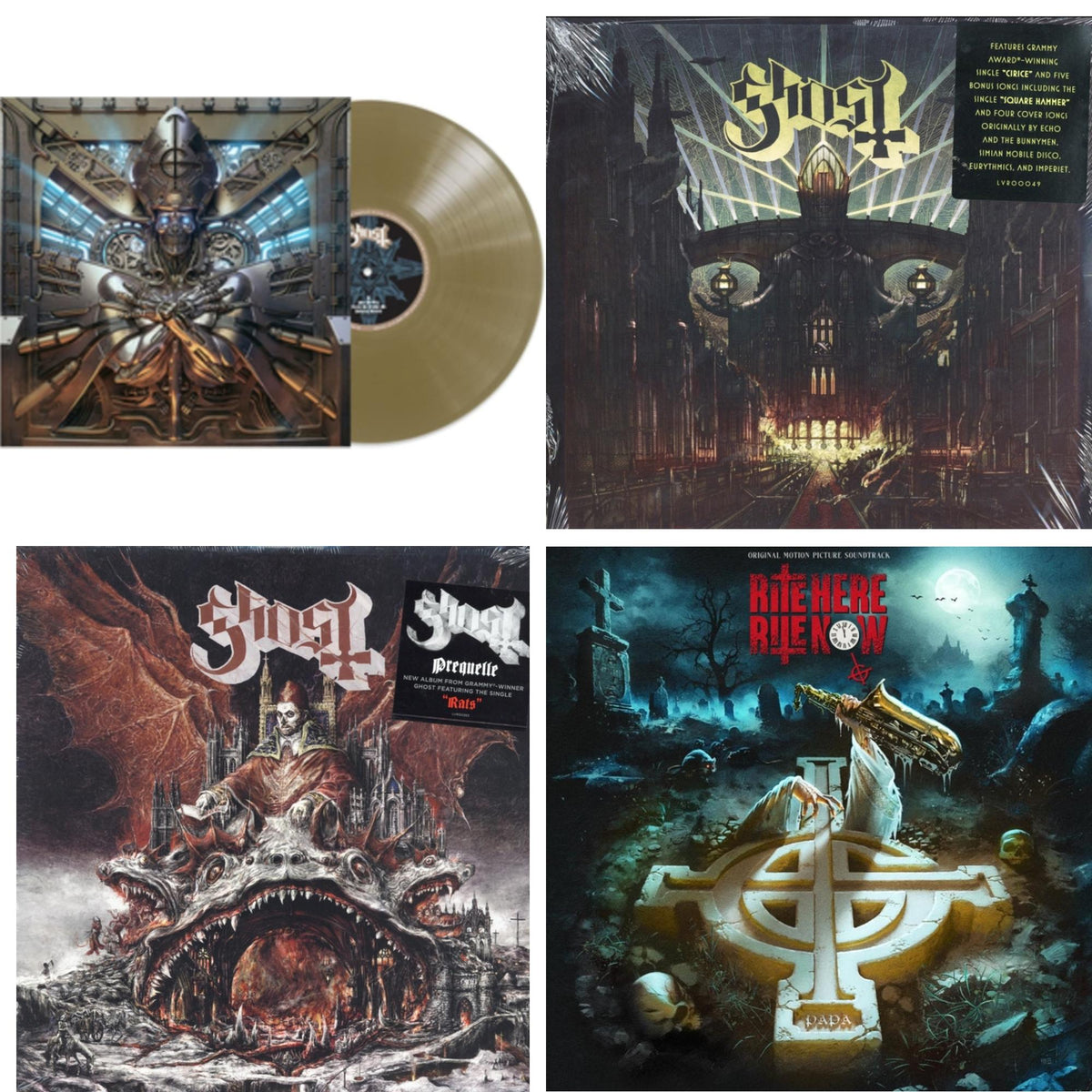 Meliora (Deluxe Edition) & Prequelle (LP) & Phantomime (Gold LP Vinyl) & Rite Here Rite Now (Ost) (2LP)