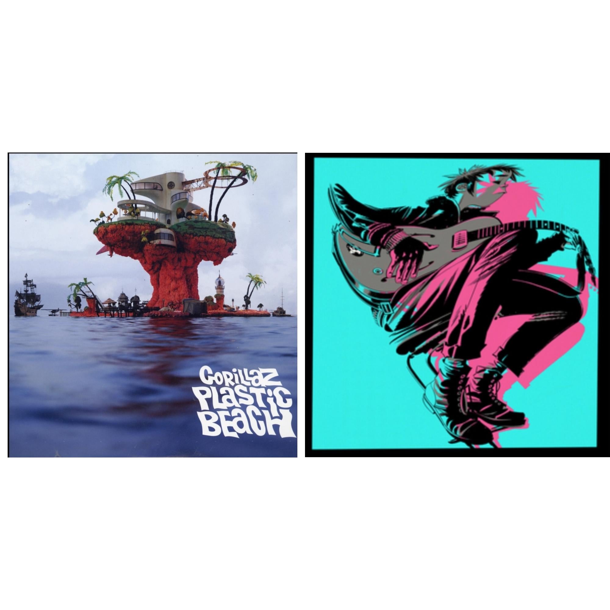 Now Now (180G/Dl Code) & Plastic Beach (2LP)