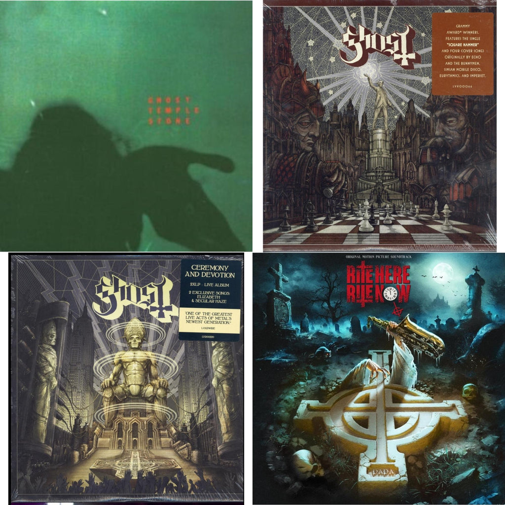 Temple Stone (Clear Green LP Vinyl) & Popestar & Ceremony & Devotion (2LP) & Rite Here Rite Now (Ost) (2LP)