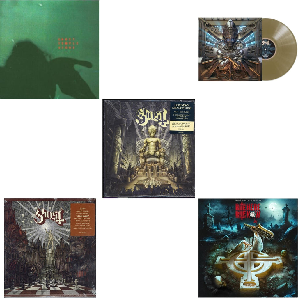 Temple Stone (Clear Green LP Vinyl) & Popestar & Ceremony & Devotion (2LP) & Phantomime (Gold LP Vinyl) & Rite Here Rite Now (Ost) (2LP)