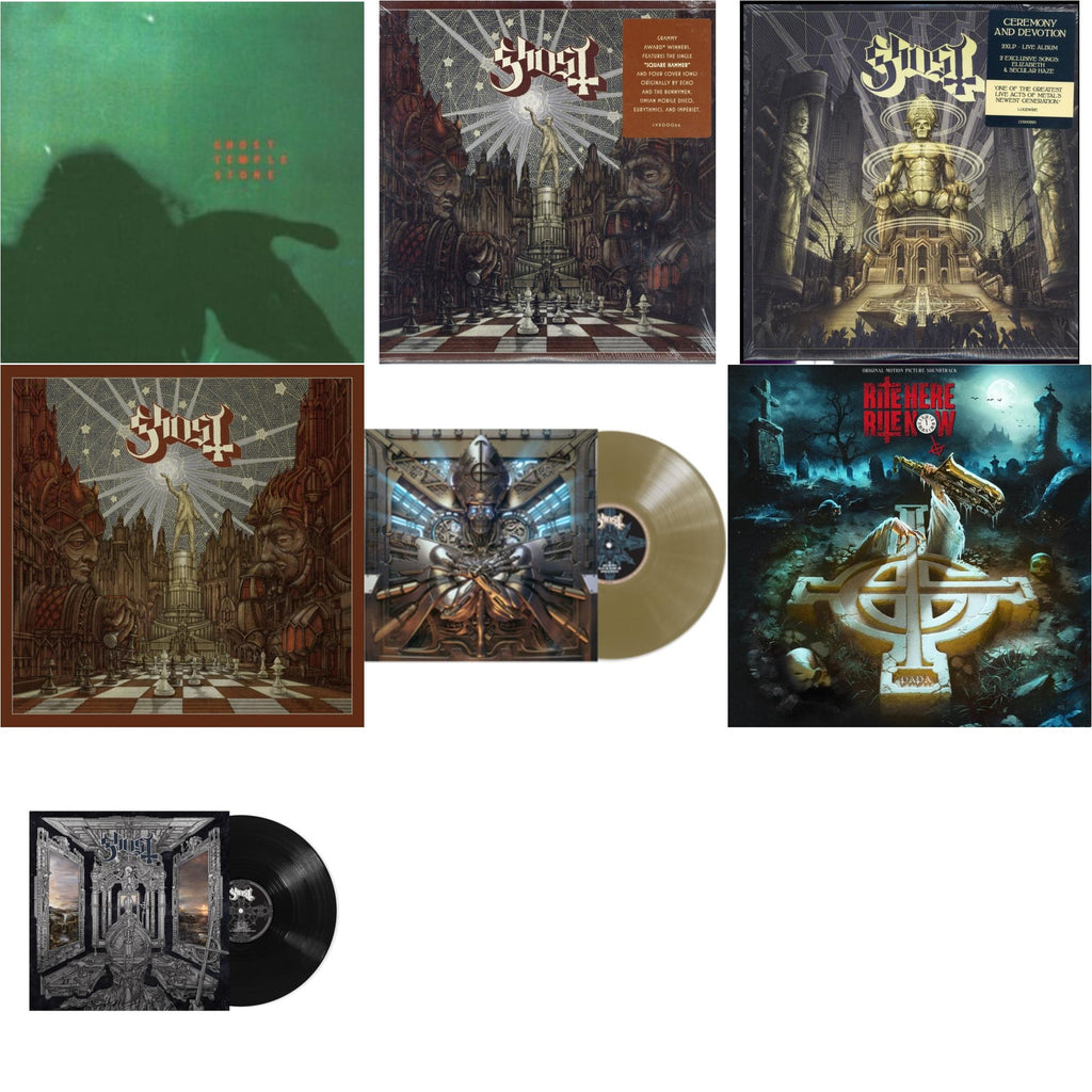 Temple Stone (Clear Green LP Vinyl) & Popestar & Ceremony & Devotion (2LP) & Popestar (Grey Smoke LP Vinyl) & Phantomime (Gold LP Vinyl) & Rite Here Rite Now (Ost) (2LP) & Skeleta