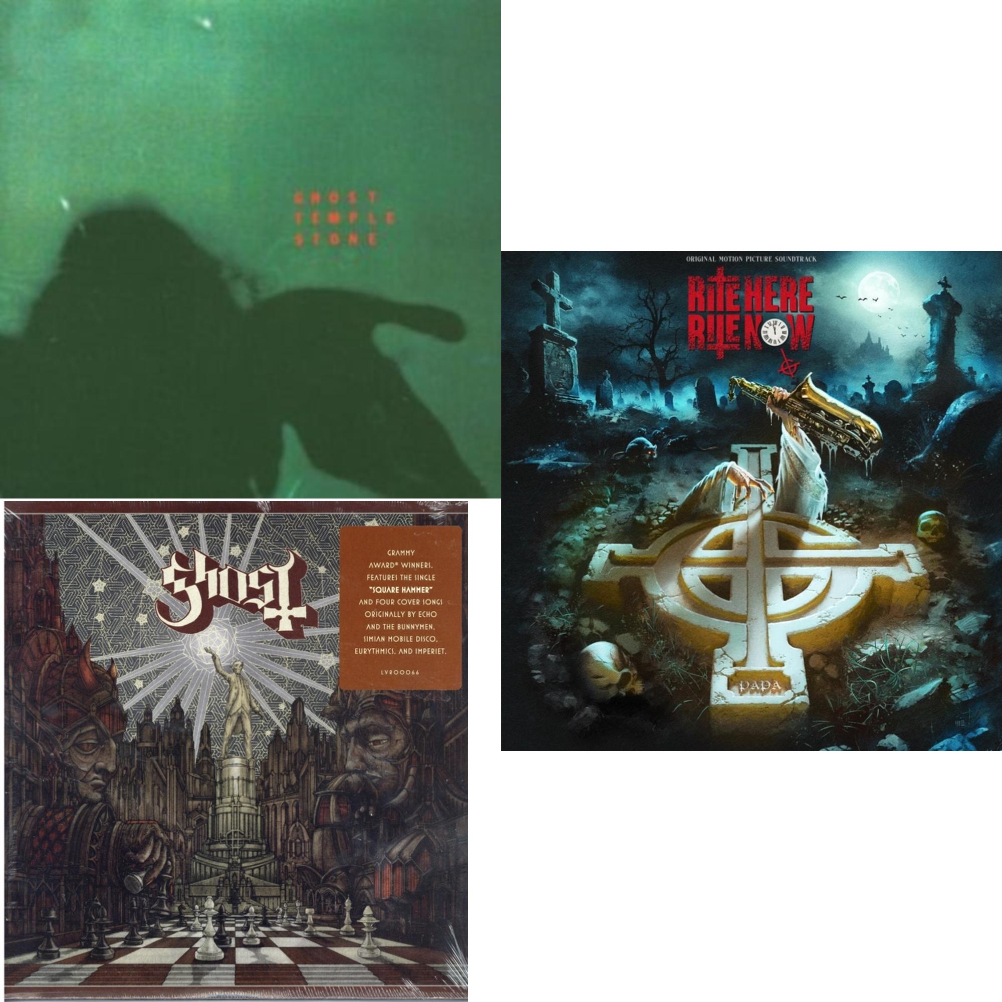 Temple Stone (Clear Green LP Vinyl) & Popestar & Rite Here Rite Now (Ost) (2LP)