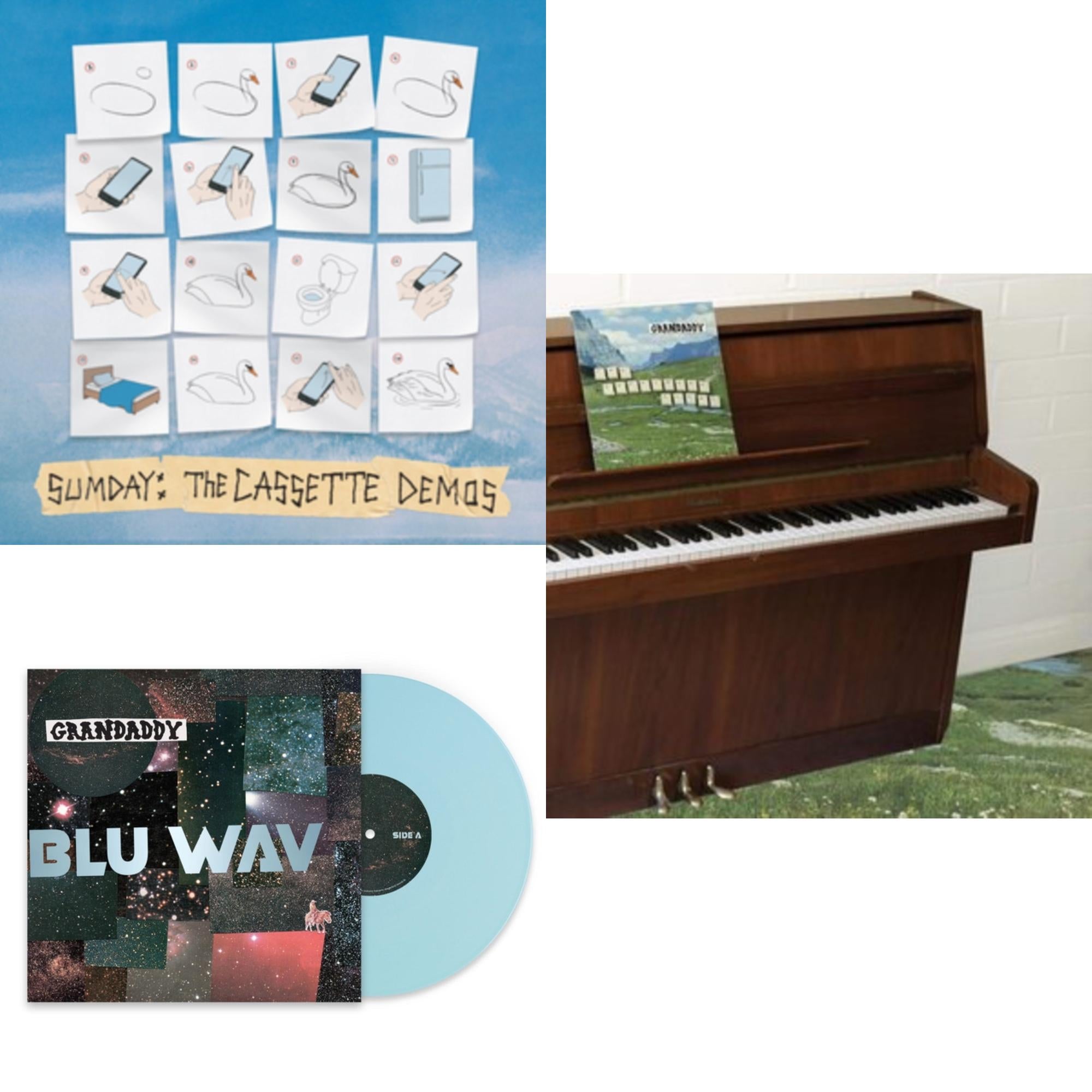 Sophtware Slump.....On A Wooden Piano (Pink LP Vinyl) (Ten Bands One Cause) & Sumday: The Cassette Demos & Blu Wav (Wav Blue LP Vinyl)