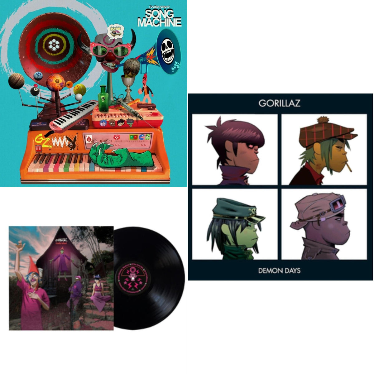 Song Machine: Season One & Cracker Island & Demon Days (2LP)