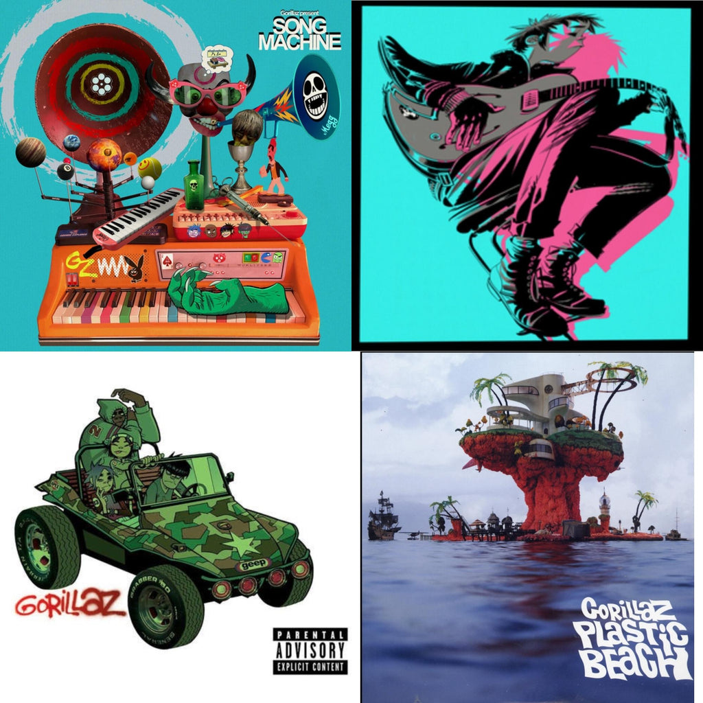 Song Machine: Season One & Now Now (180G/Dl Code) & Plastic Beach (2LP) & Gorillaz