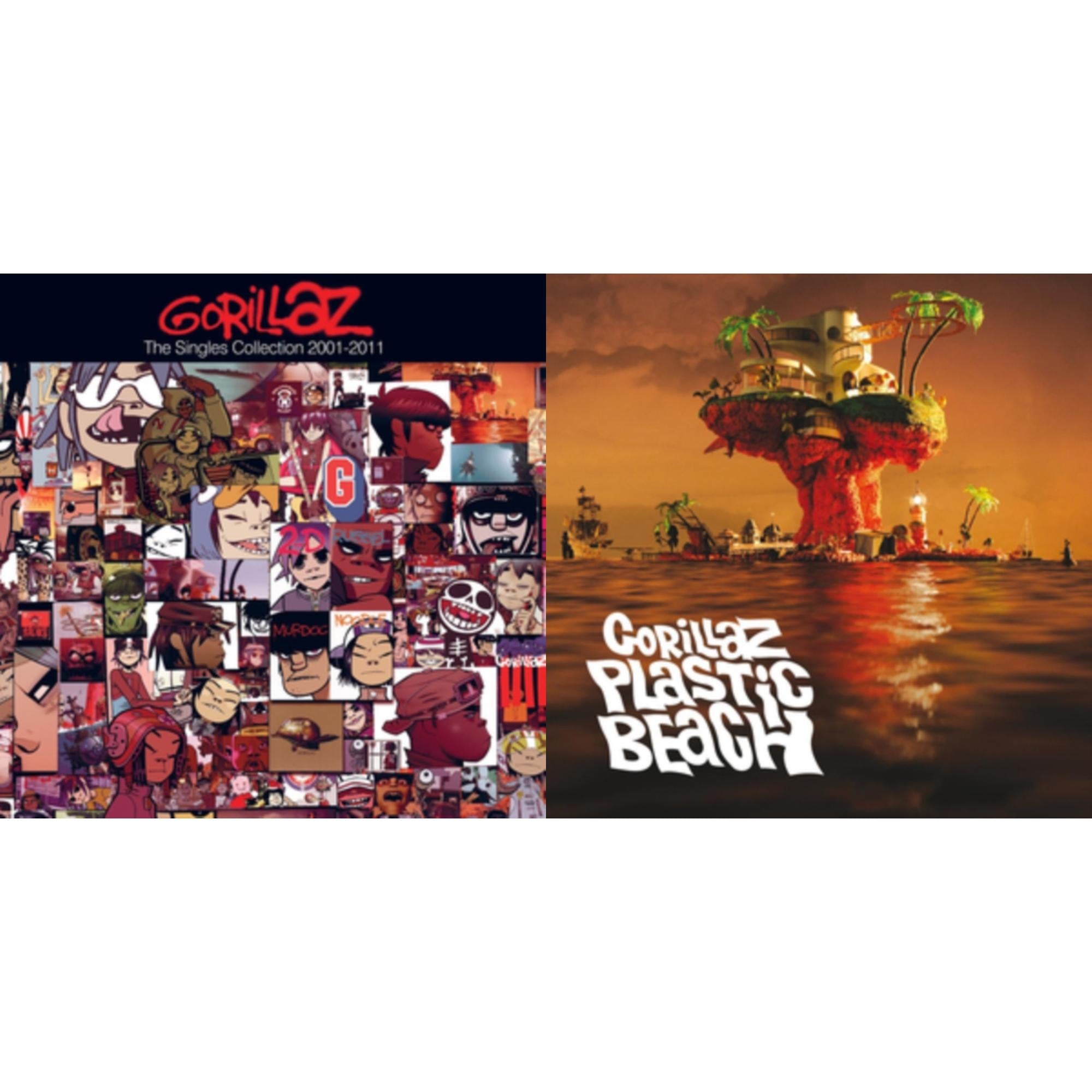 Gorillaz - Singles Collection 2001 -  2011 & Plastic Beach - CD Bundle