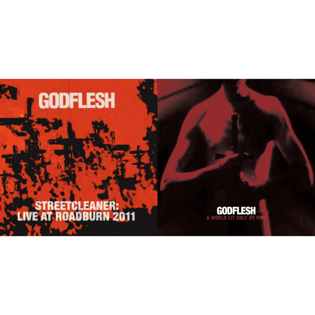 Godflesh - Streetcleaner - Live At Roadburn 2011 (2LP) & World Only Lit By Fire (Red LP Vinyl)