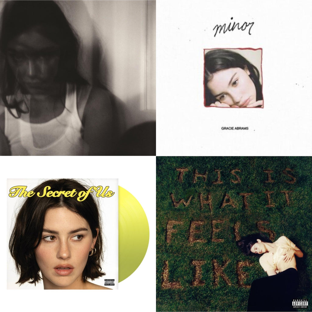 Gracie Abrams - This Is What It Feels Like (X) & Good Riddance (Deluxe/2LP) & Secret Of Us (X) (Yellow LP Vinyl) & Minor - Ep