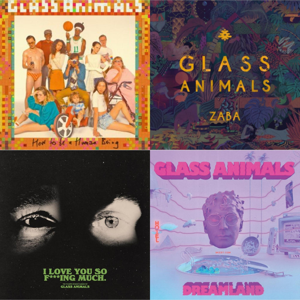 Glass Animals - Dreamland (Glow In The Dark LP Vinyl) & I Love You So F***Ing Much (X) & Zaba & How To Be A Human Being