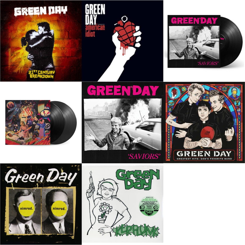 Saviors (180G/Deluxe LP Vinyl) & Saviors & Insomniac (25Th Anniversary/2LP) & Nimrod & Greatest Hits: God's Favorite Band (X) & 21St Century Breakdown & American Idiot (W/Poster) & Kerplunk (120G/7Inch Single)