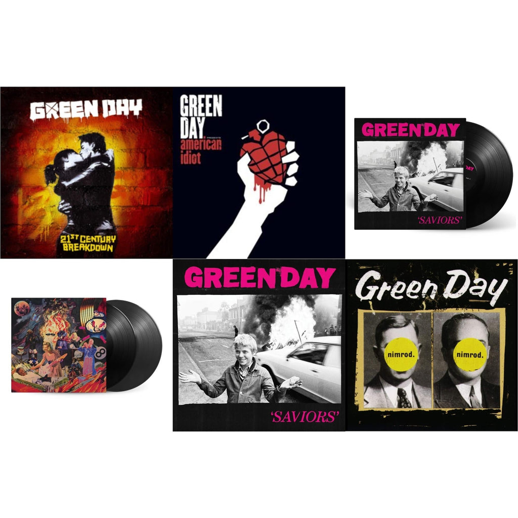 Saviors (180G/Deluxe LP Vinyl) & Saviors & Insomniac (25Th Anniversary/2LP) & Nimrod & 21St Century Breakdown & American Idiot (W/Poster)