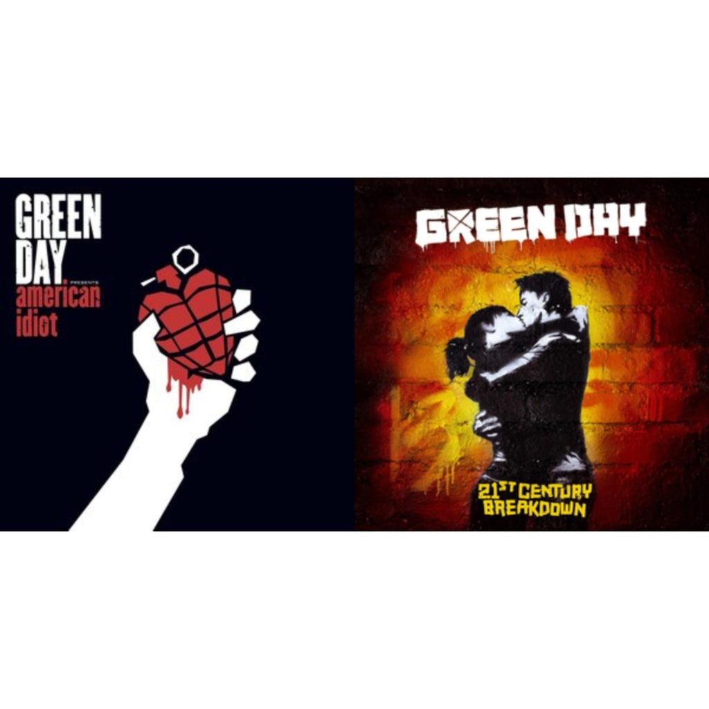 Green Day - 21St Century Breakdown & American Idiot (W/Poster) - LP Vinyl Bundle