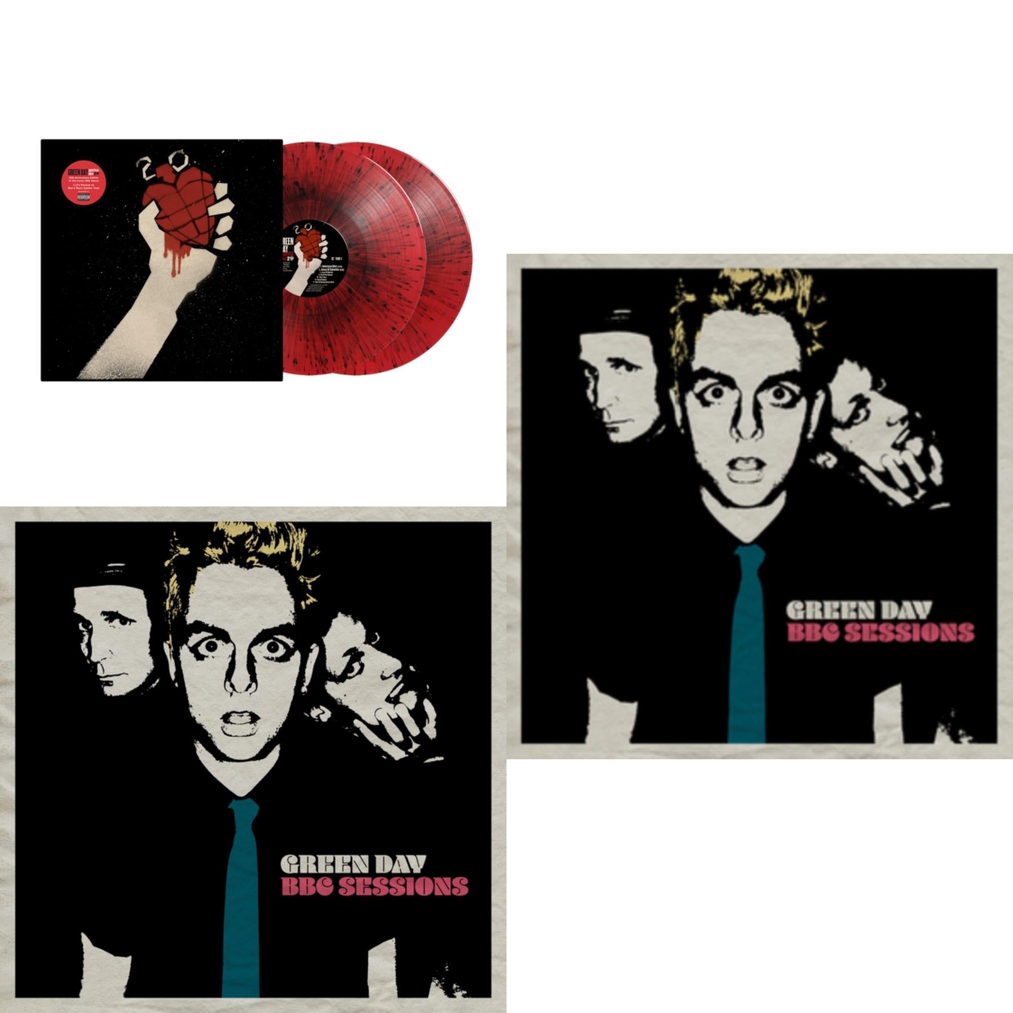 American Idiot (2LP/Red & Black Splatter Vinyl) & Bbc Sessions (X) (2LP/Milky Clear Vinyl) (I) & Bbc Sessions (X) (2LP)