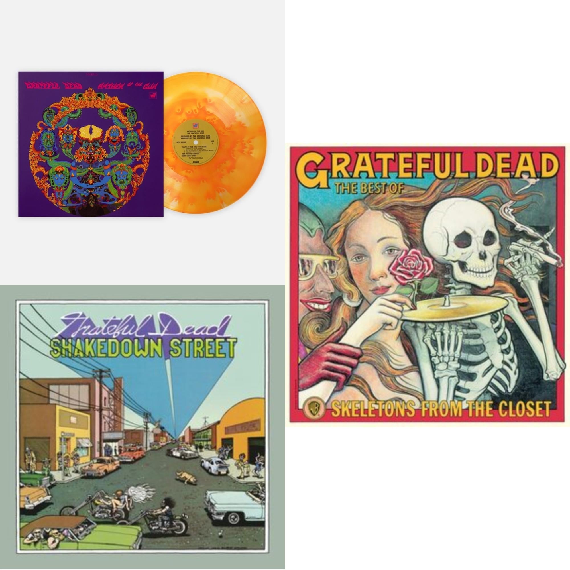 Grateful Dead - Anthem Of The Sun (Noonday Sun LP Vinyl) & Shakedown Street & Skeletons From The Closet: The Best Of Grateful Dead