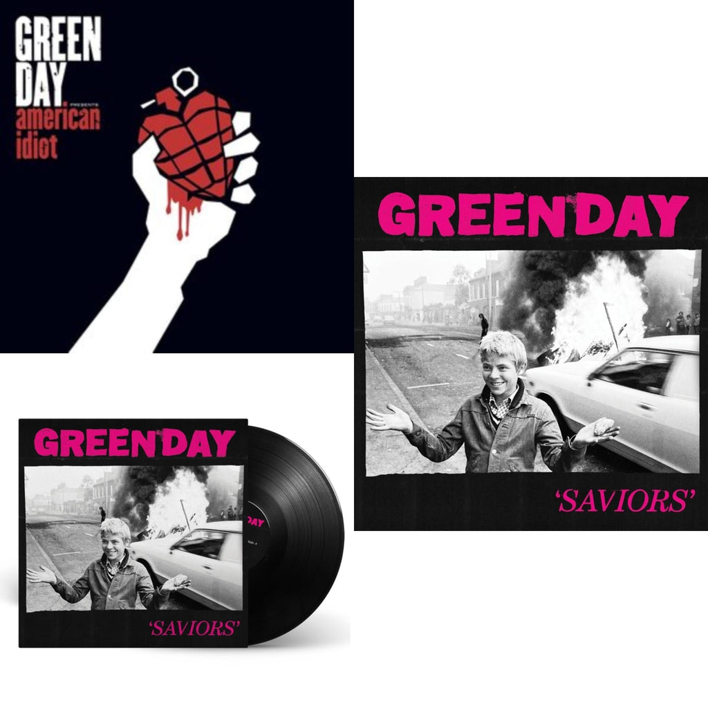 Green Day - American Idiot (W/Poster) & Saviors & Saviors (180G/Deluxe LP Vinyl)