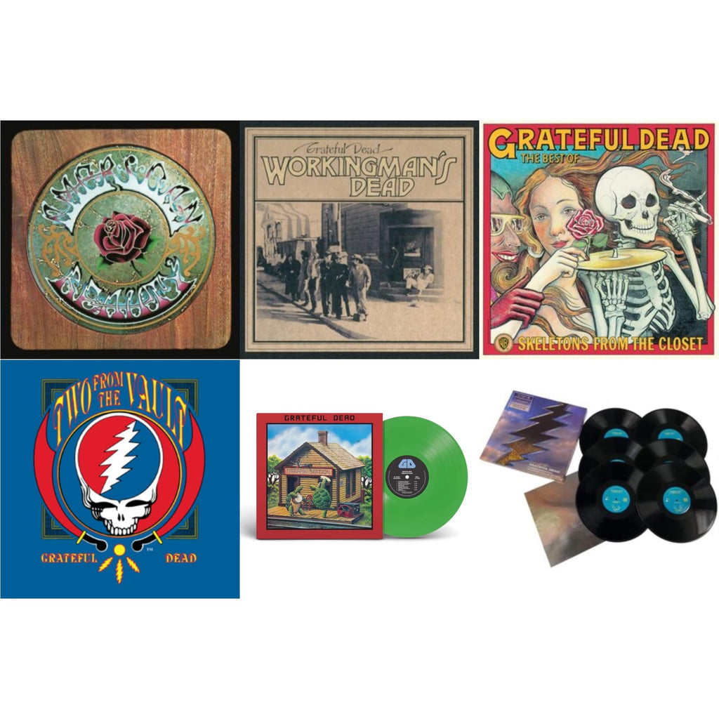 Grateful Dead - American Beauty & Workingman's Dead (180G) & Skeletons From The Closet: The Best Of Grateful Dead & Two From The Vault & Terrapin Station (Emerald Green LP Vinyl) (Syeor) & Dick’S Picks Vol. 19: 10/19/73 Oklahoma City Fairgrounds