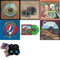 Grateful Dead - American Beauty & Workingman's Dead (180G) & Skeletons From The Closet: The Best Of Grateful Dead & Two From The Vault & Terrapin Station (Emerald Green LP Vinyl) (Syeor) & Wake Of The Flood (50Th Anniversary Remaster) & Dick’S Picks