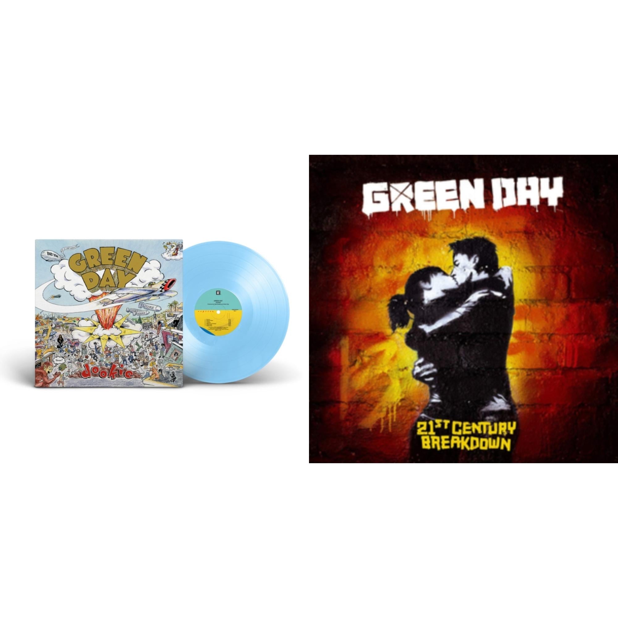 Dookie (X) (Baby Blue LP Vinyl) & 21St Century Breakdown