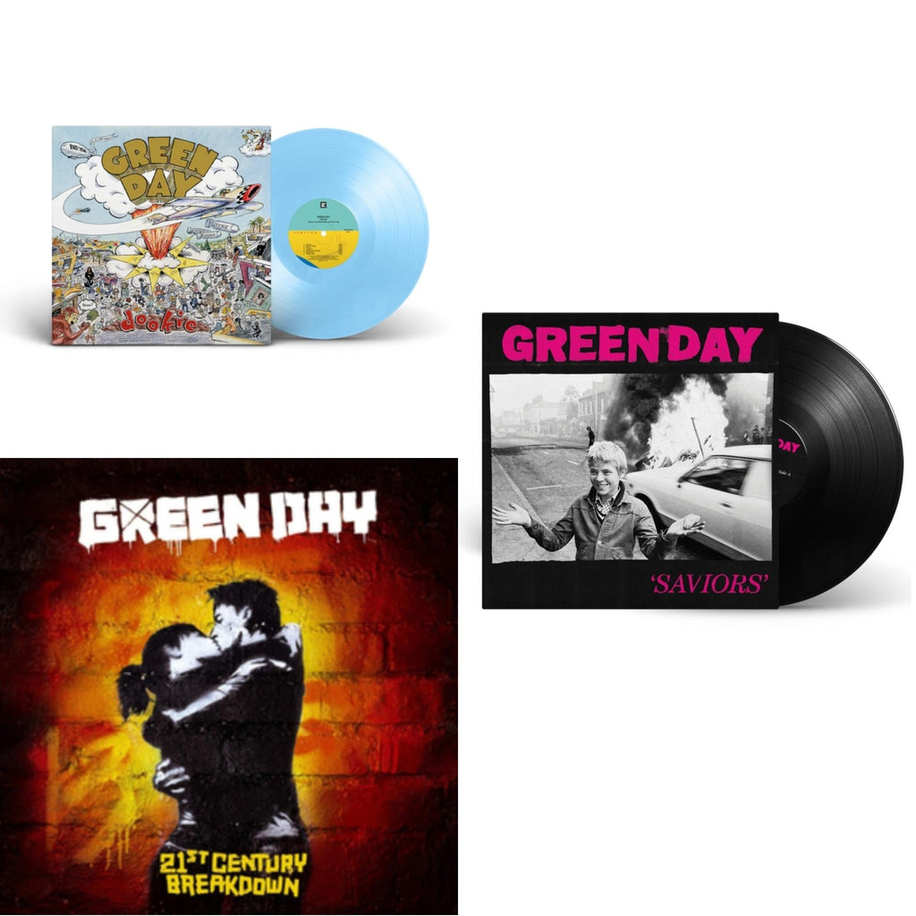 Dookie (X) (Baby Blue LP Vinyl) & Saviors & 21St Century Breakdown