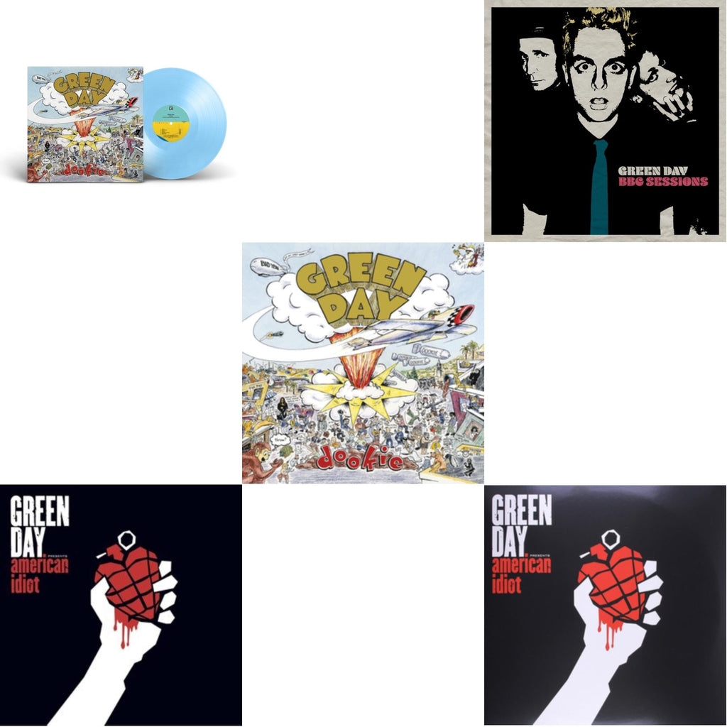 Dookie (X) (Baby Blue LP Vinyl) & American Idiot & Bbc Sessions (X) (2LP) & American Idiot (W/Poster) & Dookie