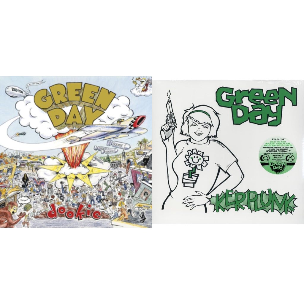 Green Day - Kerplunk (120G/7Inch Single) & Dookie - LP Vinyl Bundle