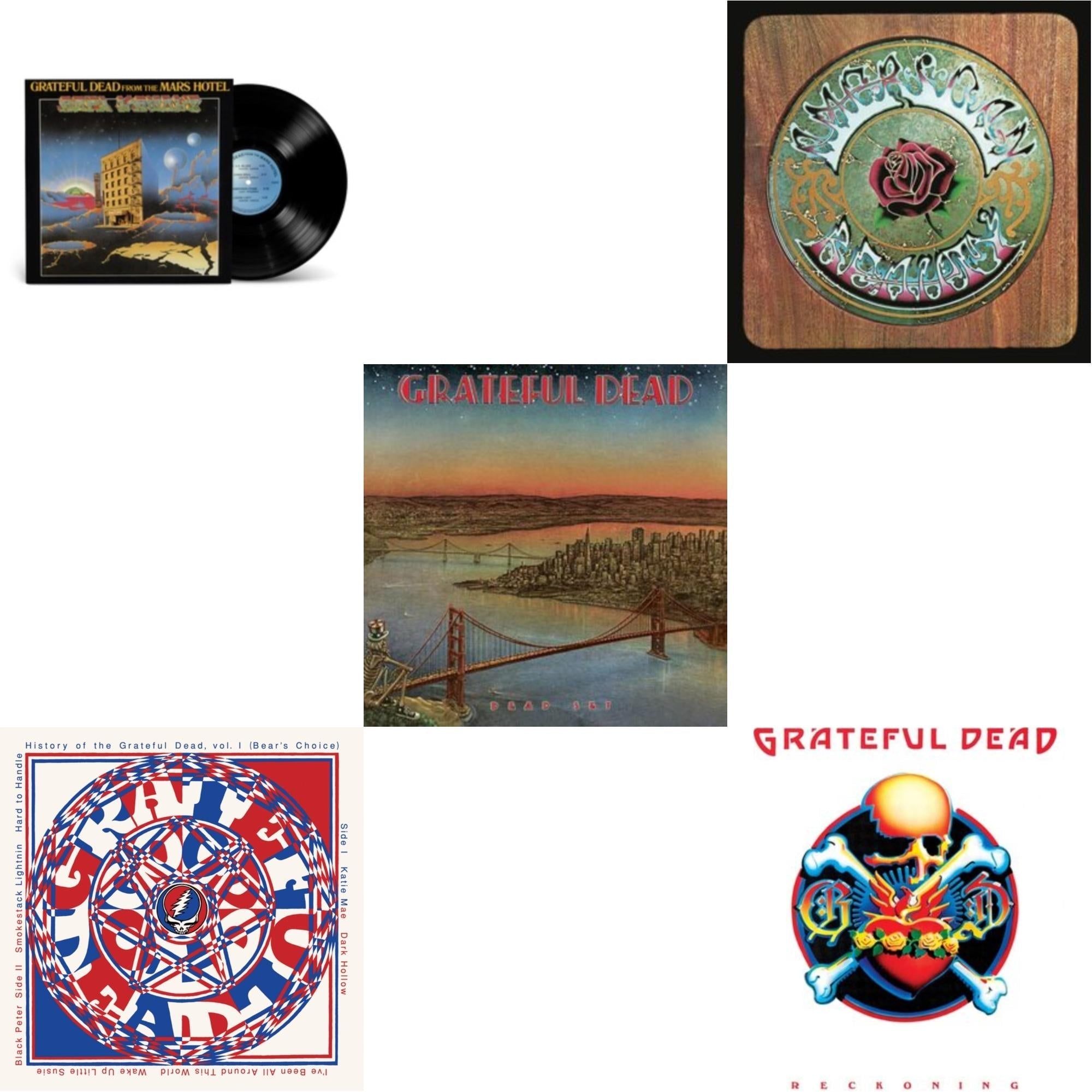 From The Mars Hotel (50Th Anniversary/Remaster) & Reckoning (2LP) & Dead Set (X) (2LP) & History Of The Grateful Dead Vol. 1 & American Beauty