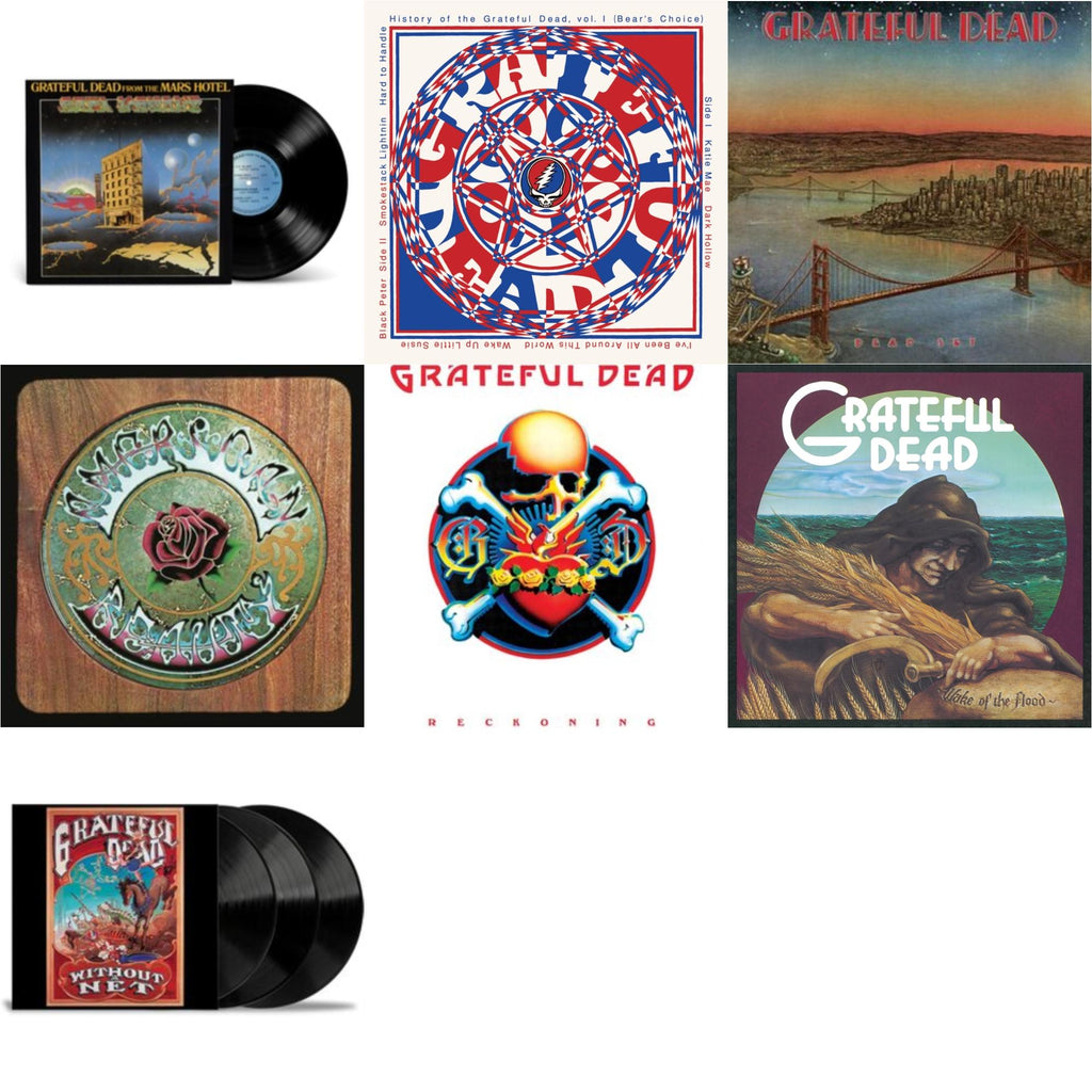 From The Mars Hotel (50Th Anniversary/Remaster) & Reckoning (2LP) & Dead Set (X) (2LP) & Without A Net (3LP) & Wake Of The Flood (50Th Anniversary Remaster) & History Of The Grateful Dead Vol. 1 & American Beauty