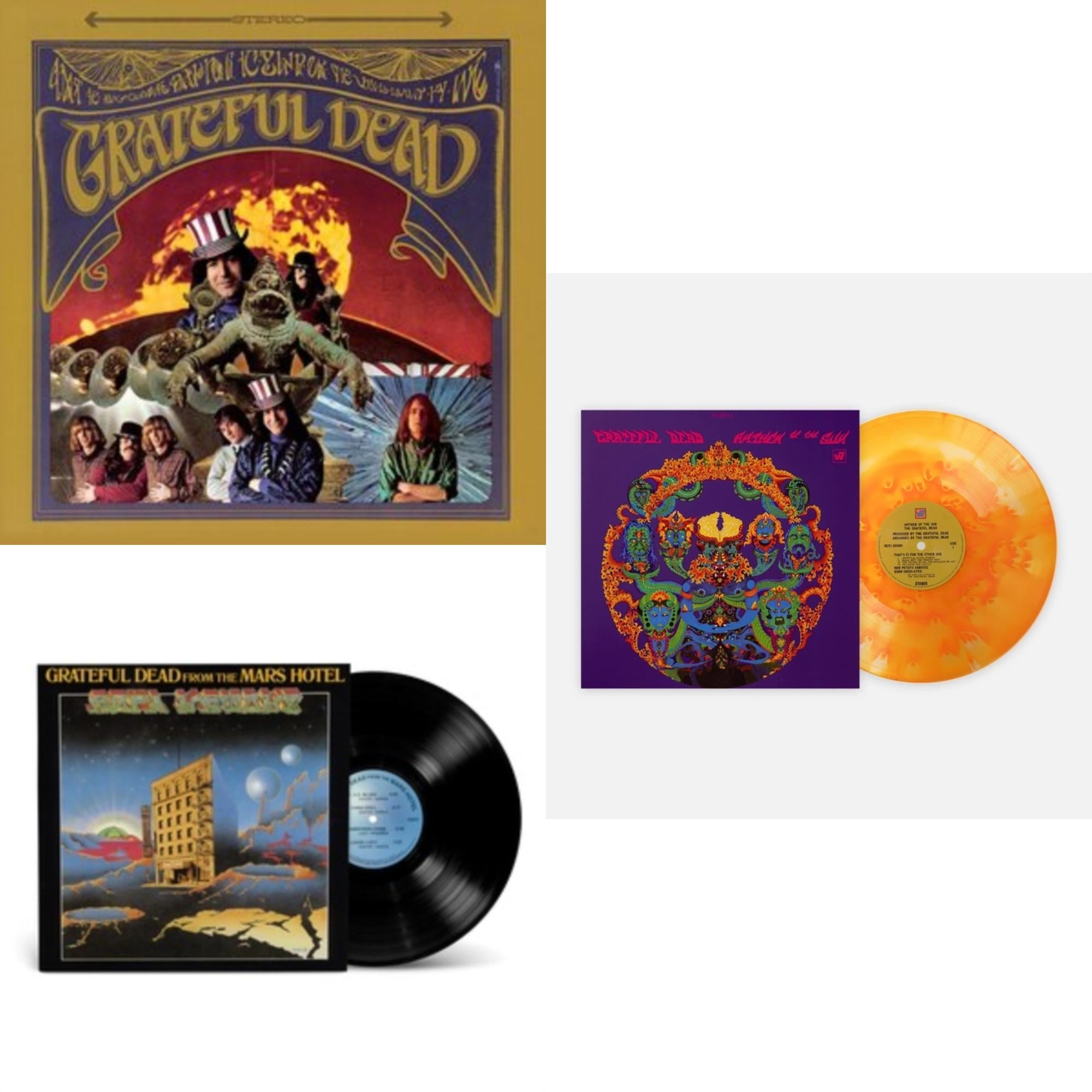 Grateful Dead - Anthem Of The Sun (Noonday Sun LP Vinyl) & From The Mars Hotel (50Th Anniversary/Remaster) & Grateful Dead