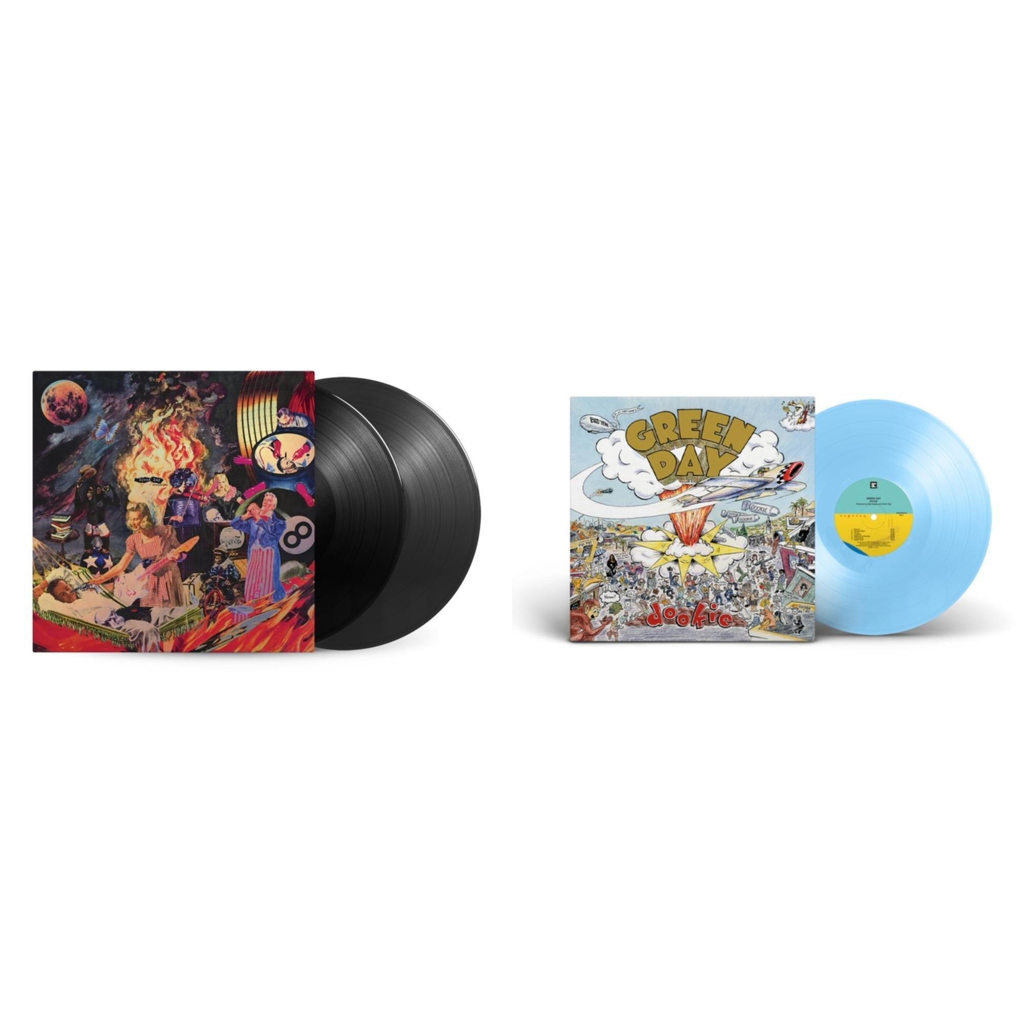 Green Day - Dookie (X) (Baby Blue LP Vinyl) & Insomniac (25Th Anniversary/2LP)