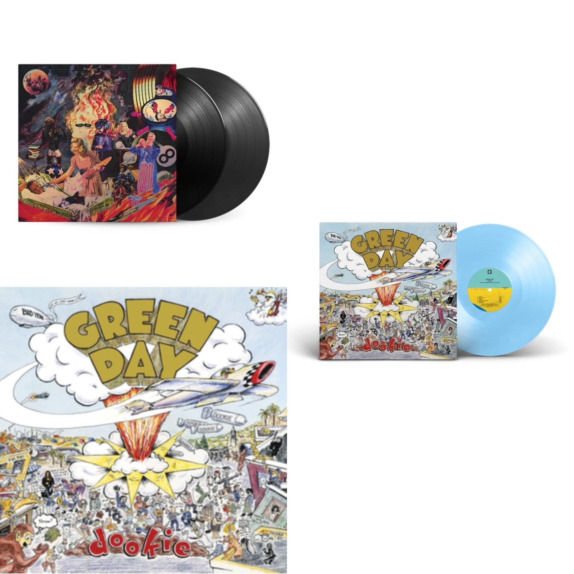 Green Day - Dookie (X) (Baby Blue LP Vinyl) & Insomniac (25Th Anniversary/2LP) & Dookie