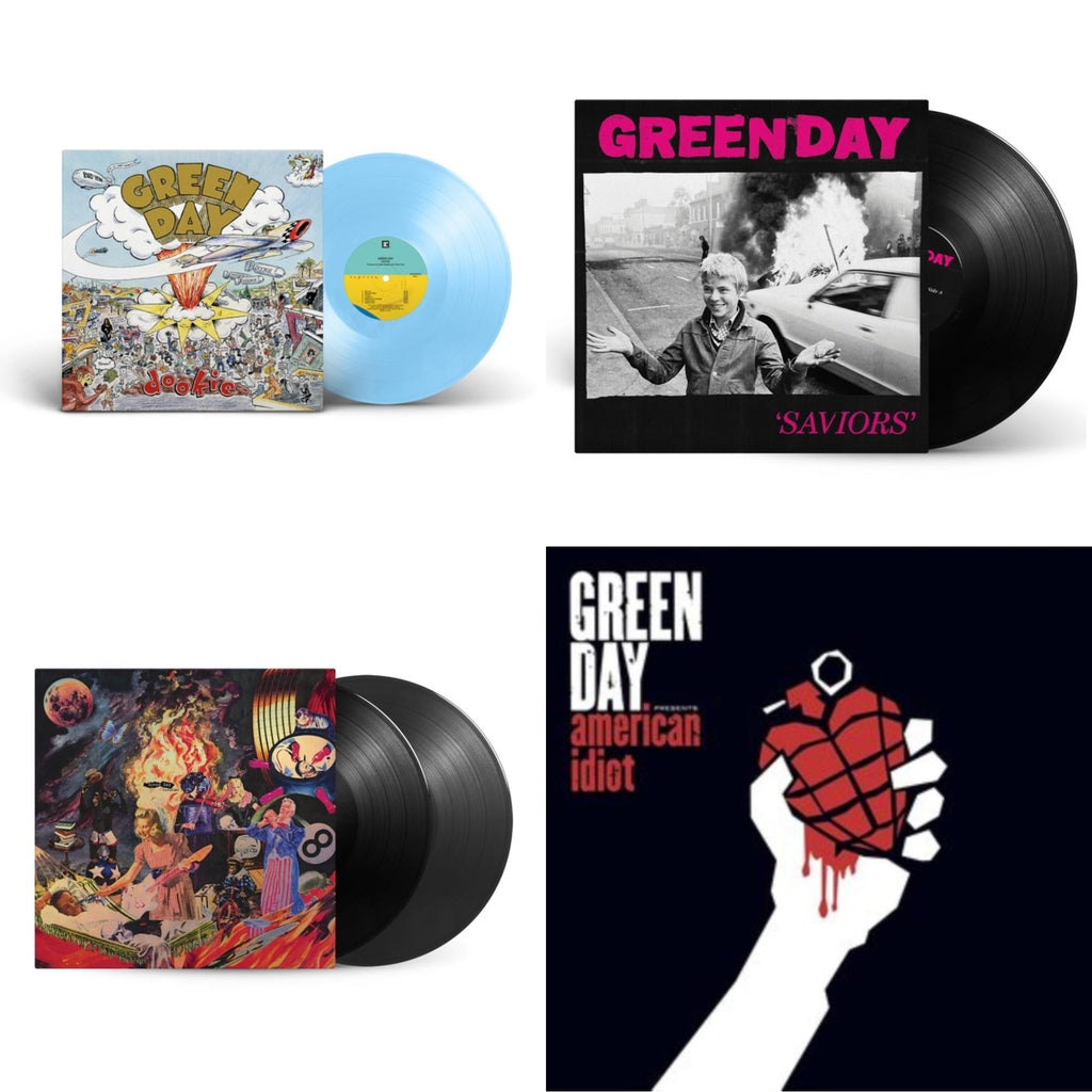 Dookie (X) (Baby Blue LP Vinyl) & Saviors & Insomniac (25Th Anniversary/2LP) & American Idiot (W/Poster)