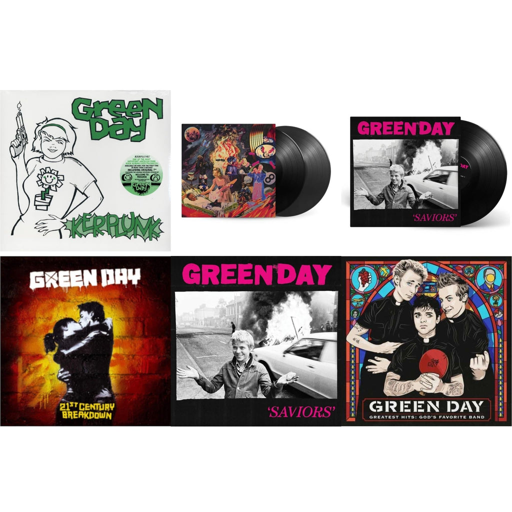 Saviors (180G/Deluxe LP Vinyl) & Saviors & Insomniac (25Th Anniversary/2LP) & Greatest Hits: God's Favorite Band (X) & 21St Century Breakdown & Kerplunk (120G/7Inch Single)