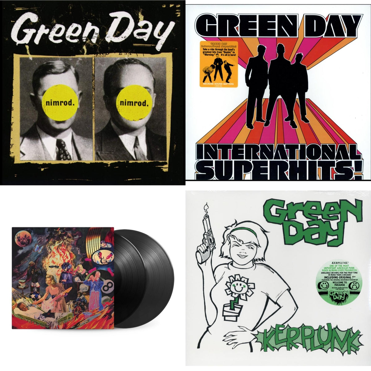International Superhits & Insomniac (25Th Anniversary/2LP) & Nimrod & Kerplunk (120G/7Inch Single)